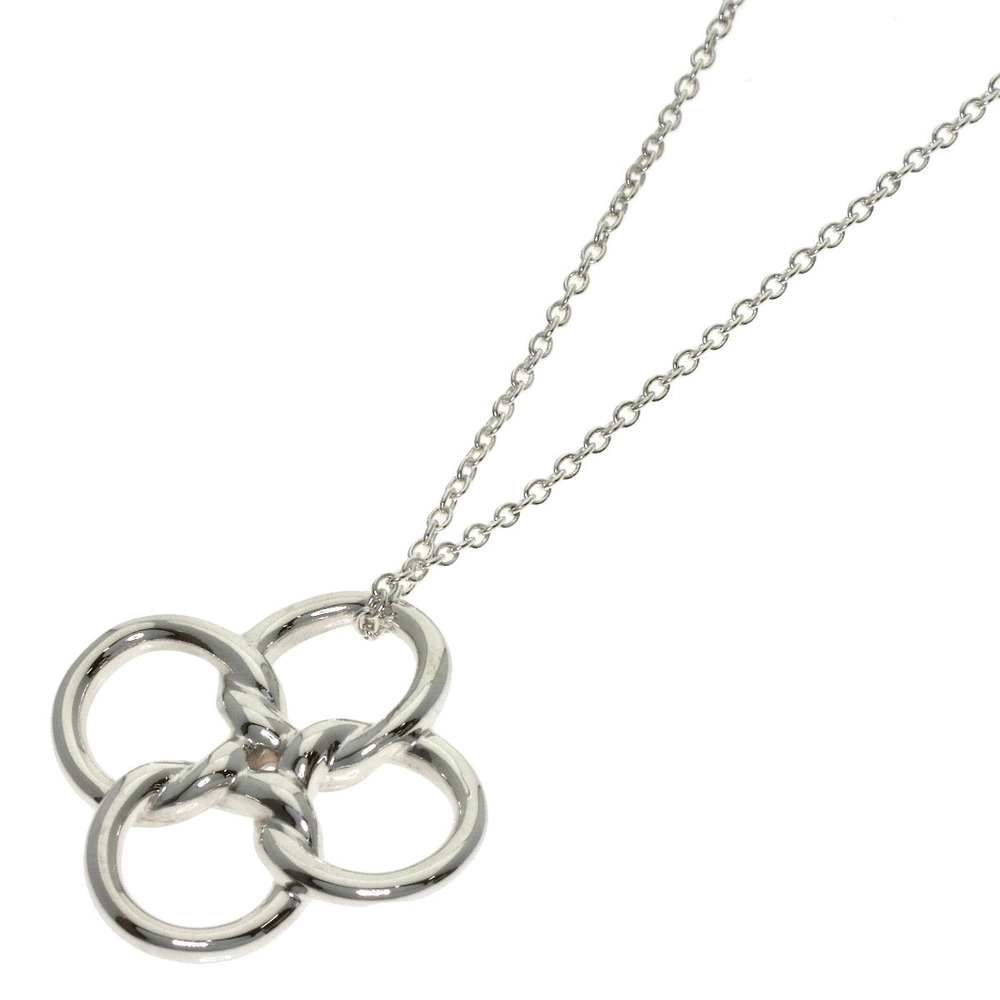 Tiffany Co Quadrofolio Necklace Sterling Silver